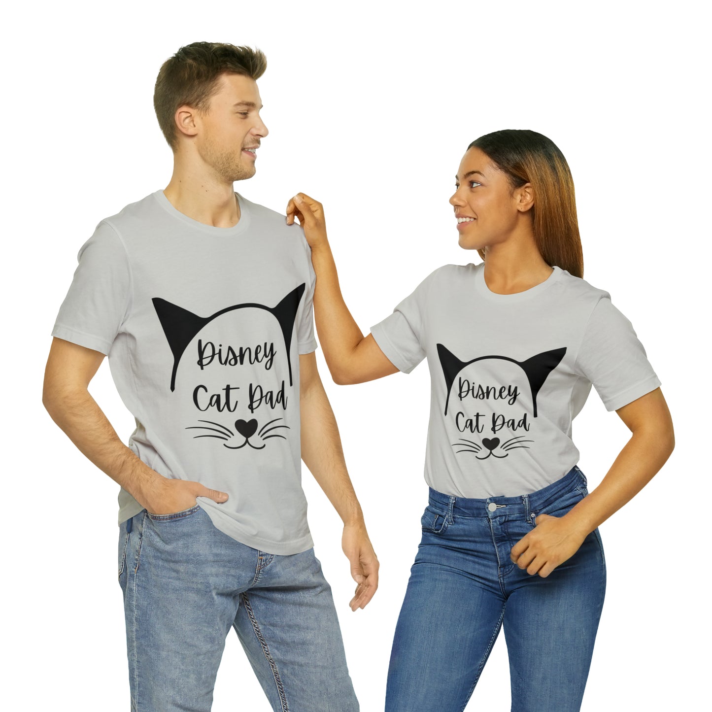 Disney Cat Dad Unisex Jersey Short Sleeve Tee