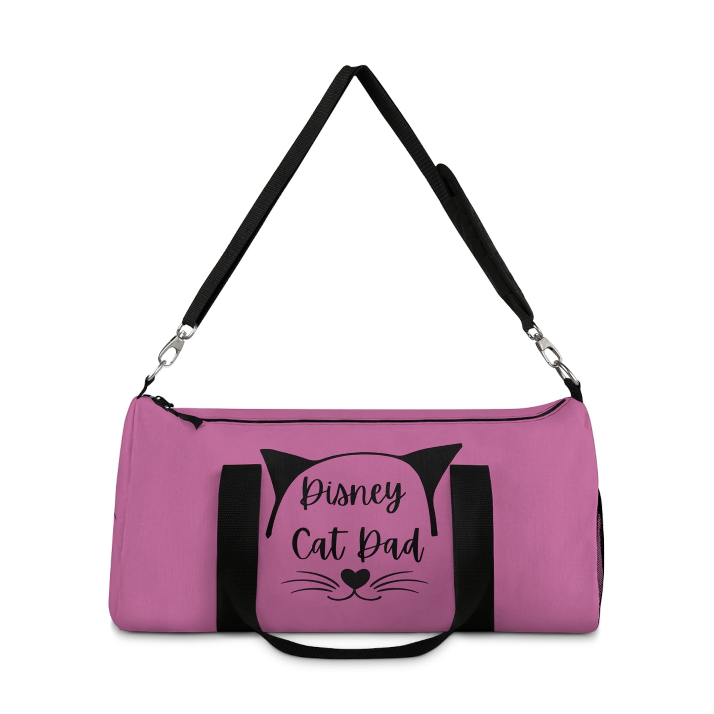 Light Pink Disney Cat Dad Duffel Bag