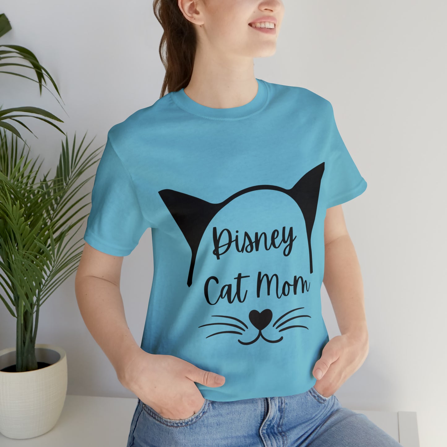 Disney Cat Mom Unisex Jersey Short Sleeve Tee
