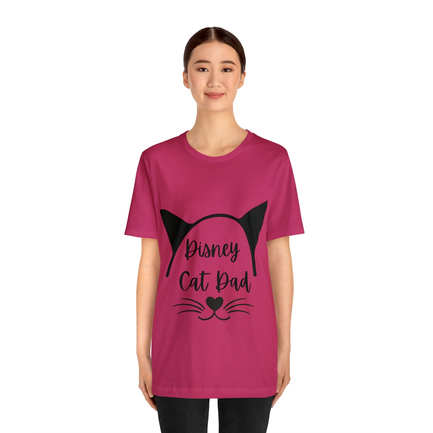 Disney Cat Dad Unisex Jersey Short Sleeve Tee