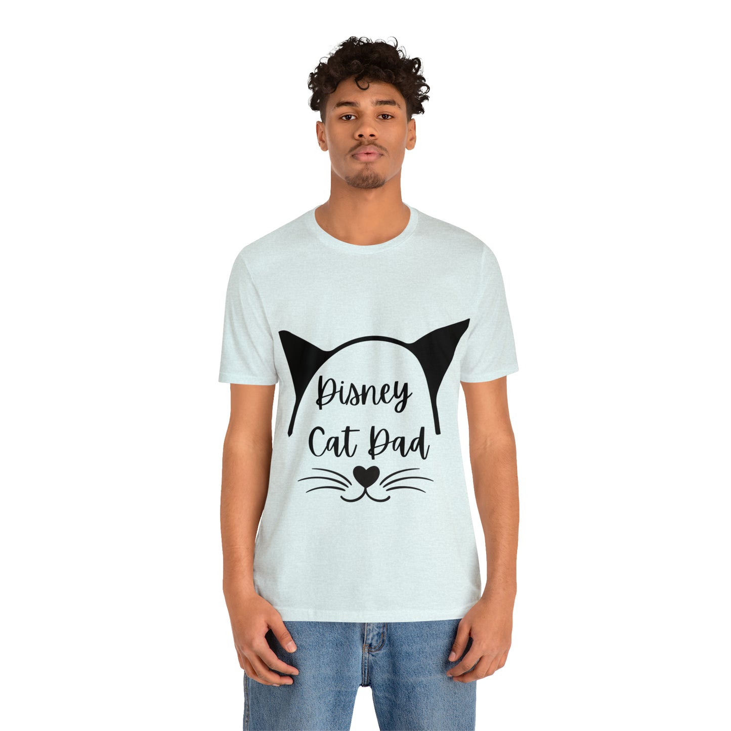 Disney Cat Dad Unisex Jersey Short Sleeve Tee