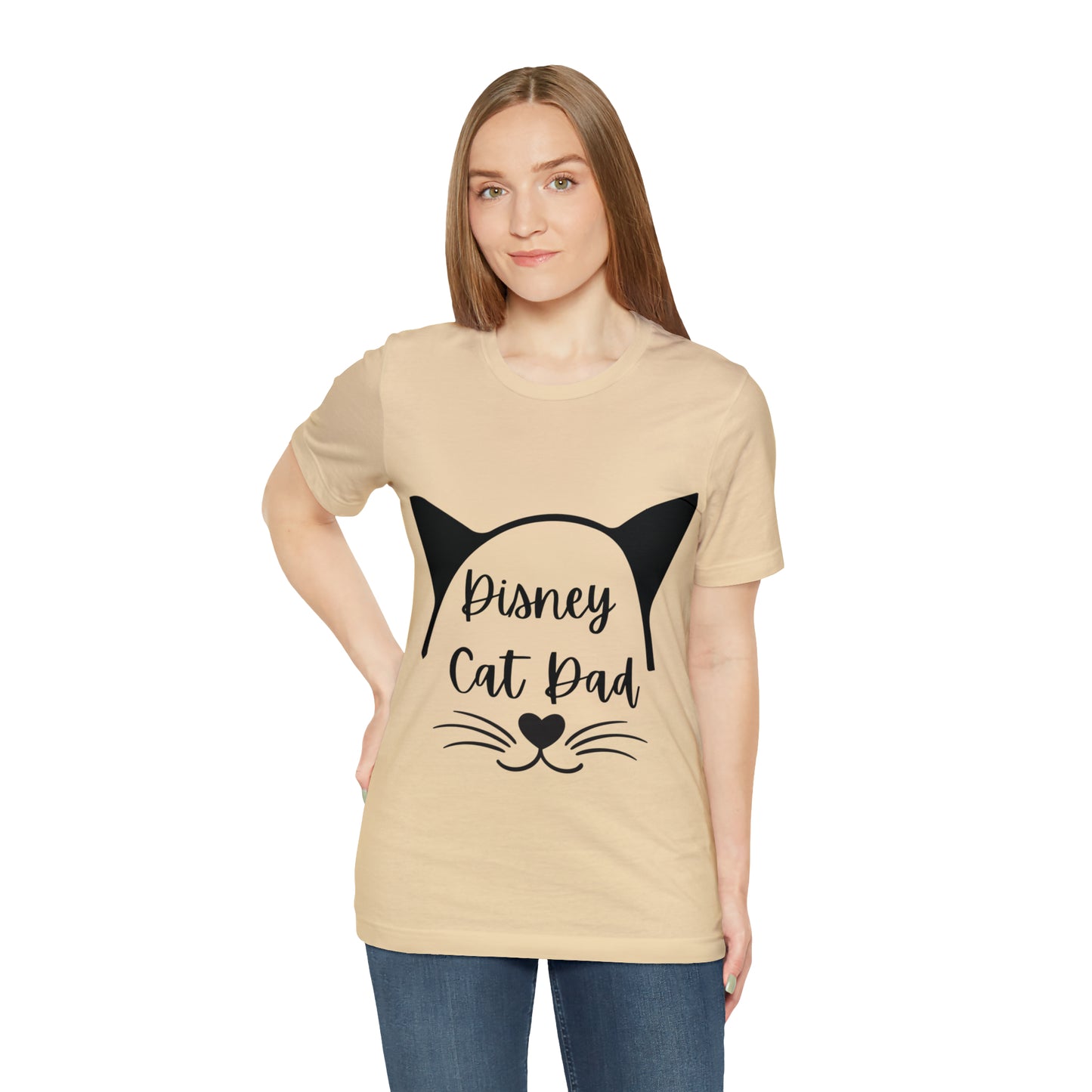 Disney Cat Dad Unisex Jersey Short Sleeve Tee