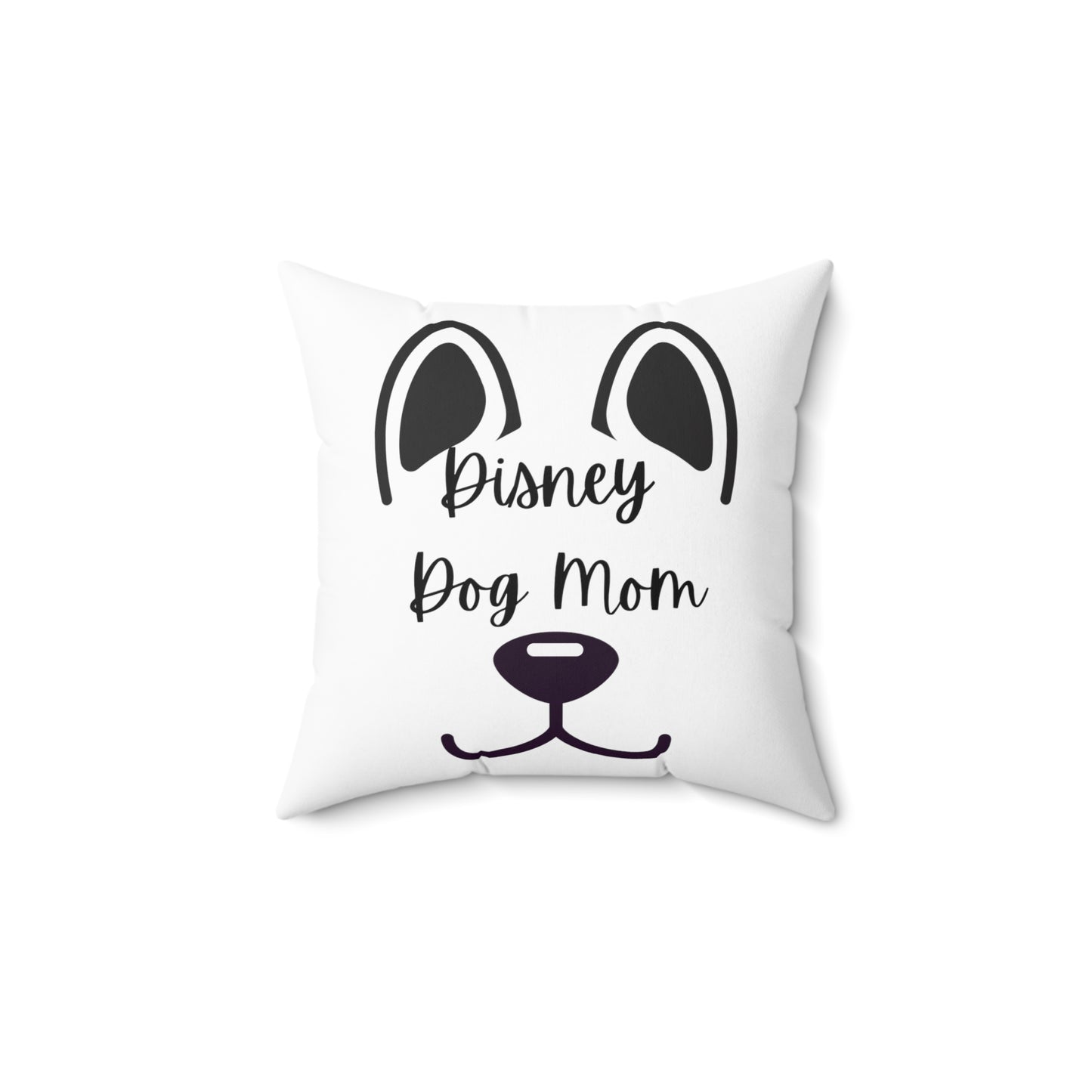 Disney Dog Mom Spun Polyester Square Pillow V2