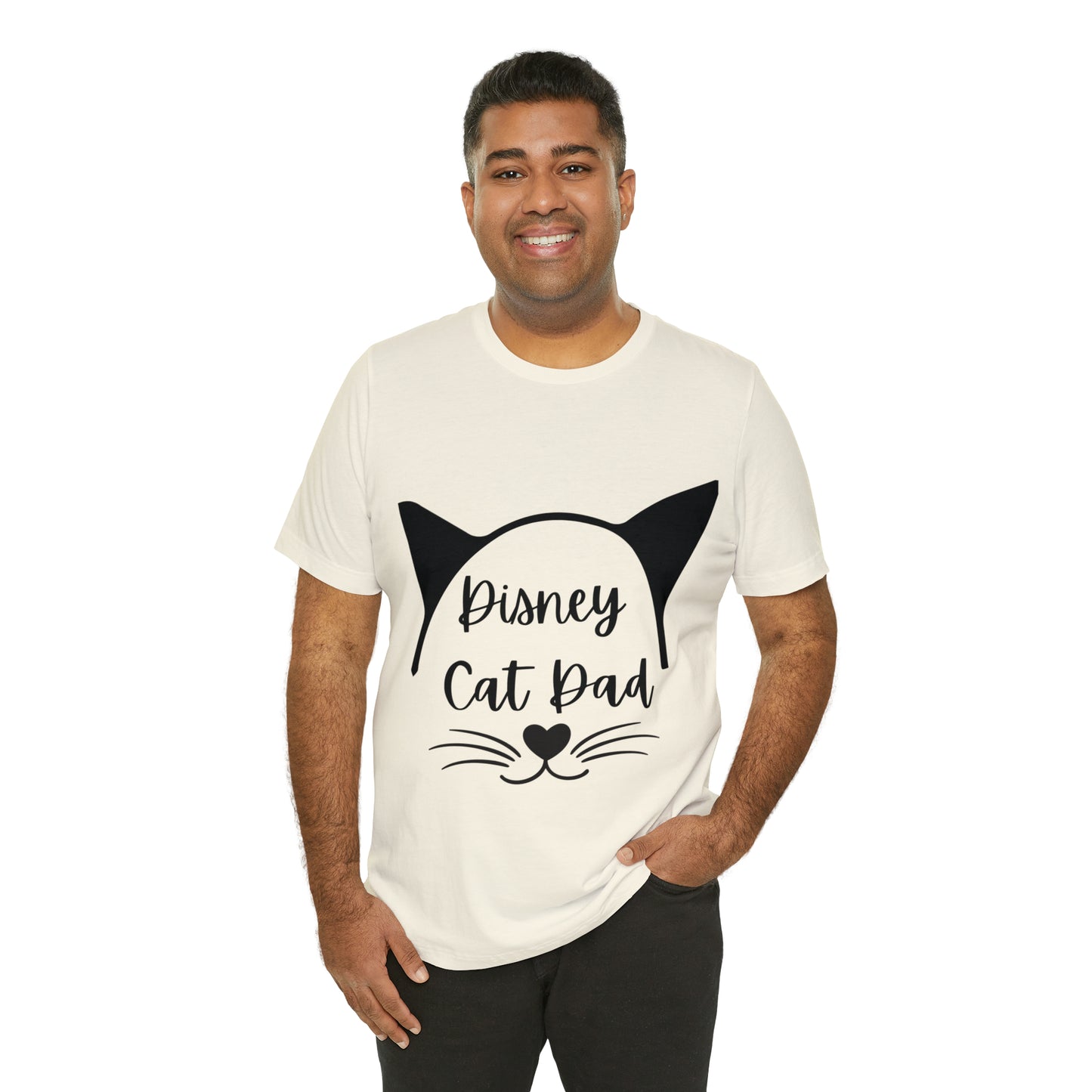 Disney Cat Dad Unisex Jersey Short Sleeve Tee