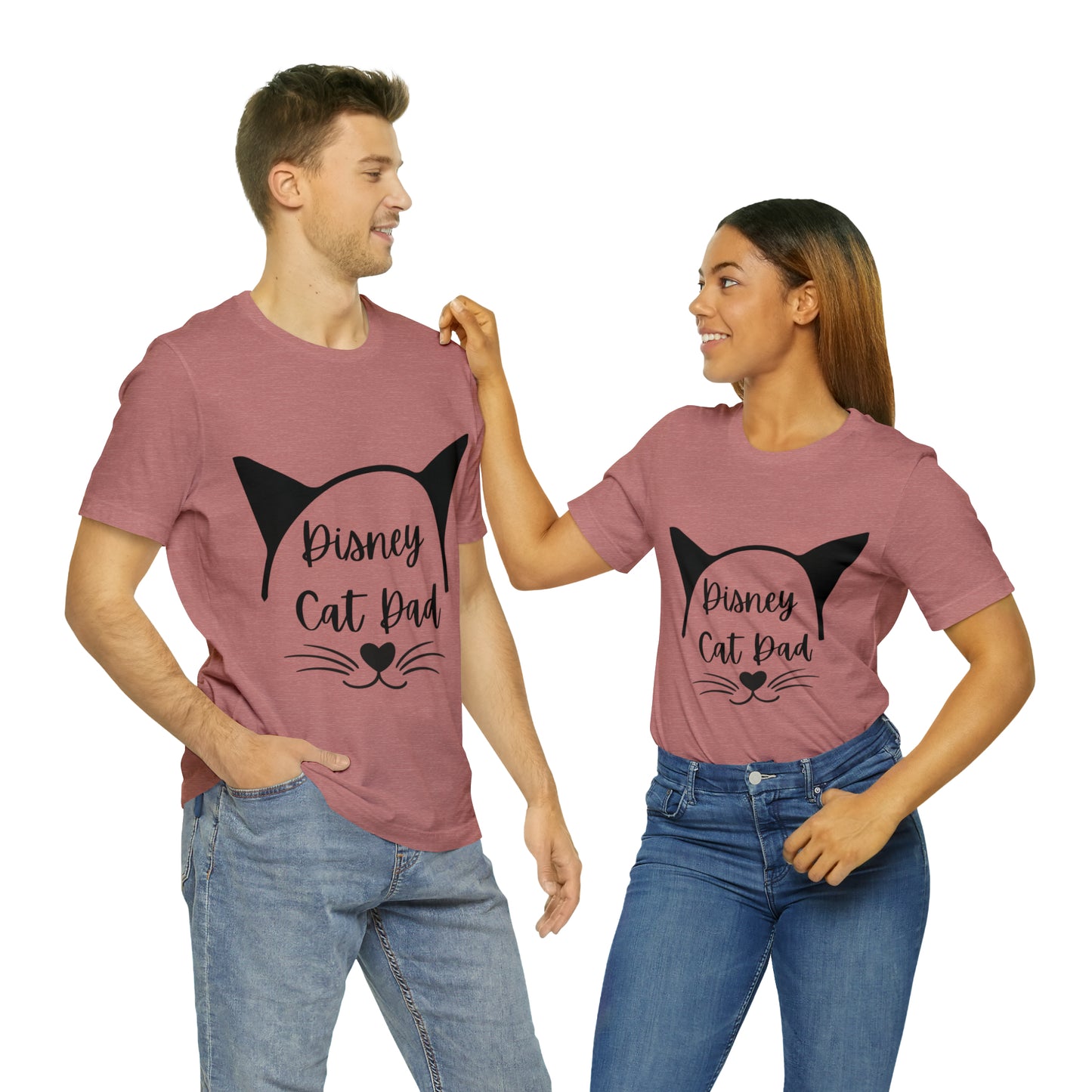 Disney Cat Dad Unisex Jersey Short Sleeve Tee