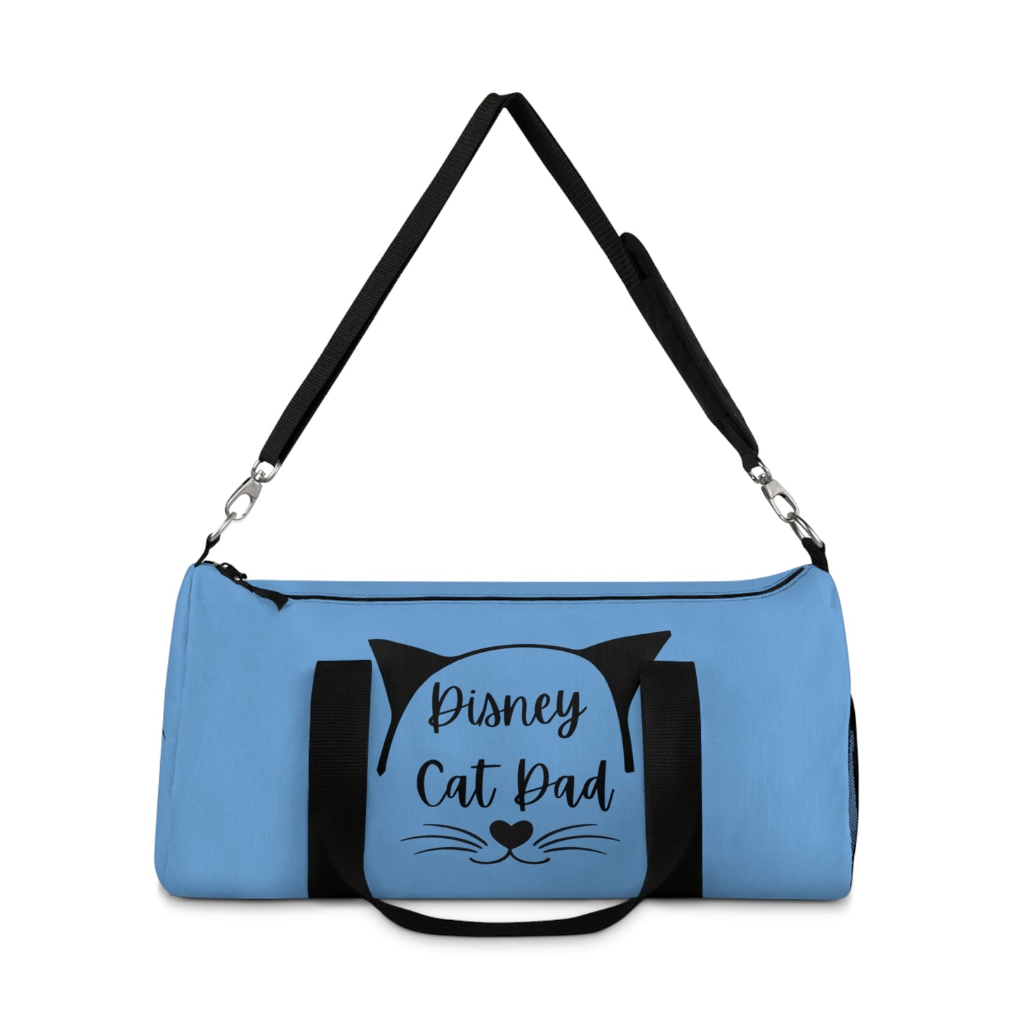 Light Blue Disney Cat Dad Duffel Bag