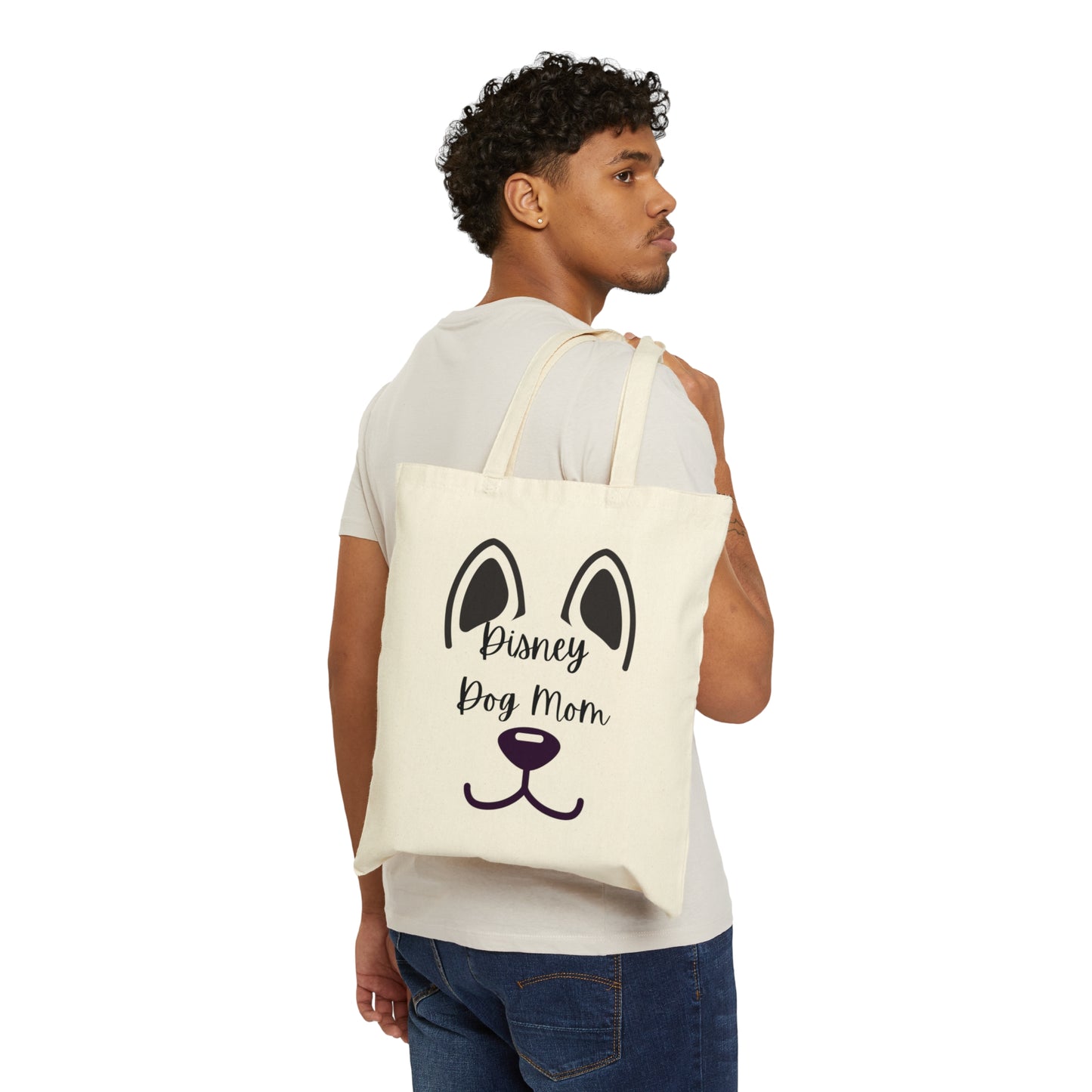 Disney Dog Mom Cotton Canvas Tote Bag V2