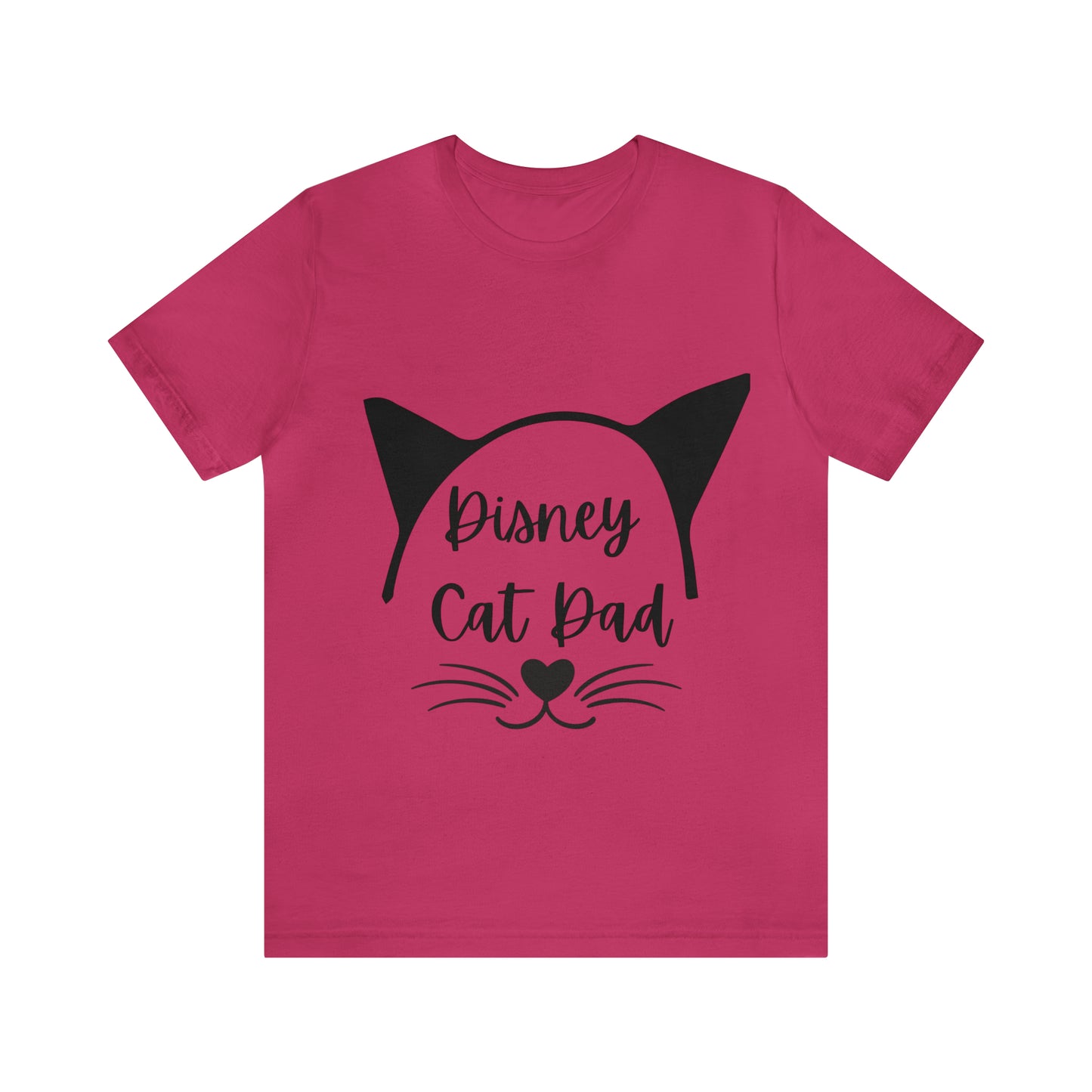 Disney Cat Dad Unisex Jersey Short Sleeve Tee