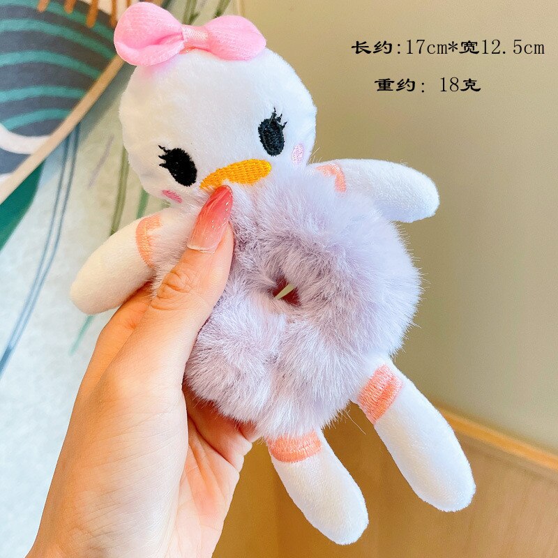 Plush Disney Hair Scrunchies