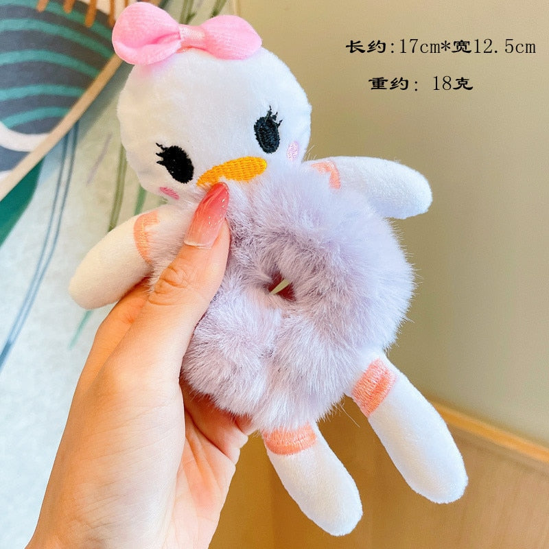 Plush Disney Hair Scrunchies