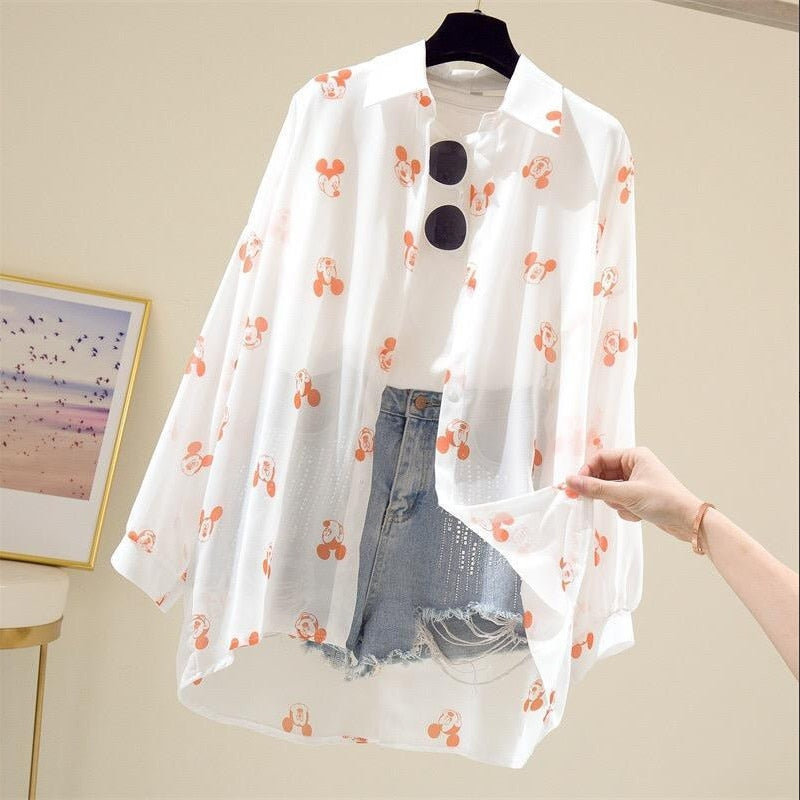 Mickey Mouse Flowy Blouse