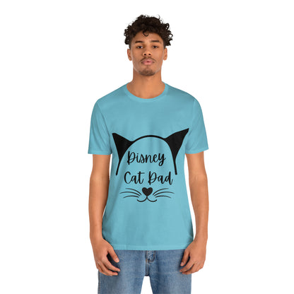 Disney Cat Dad Unisex Jersey Short Sleeve Tee