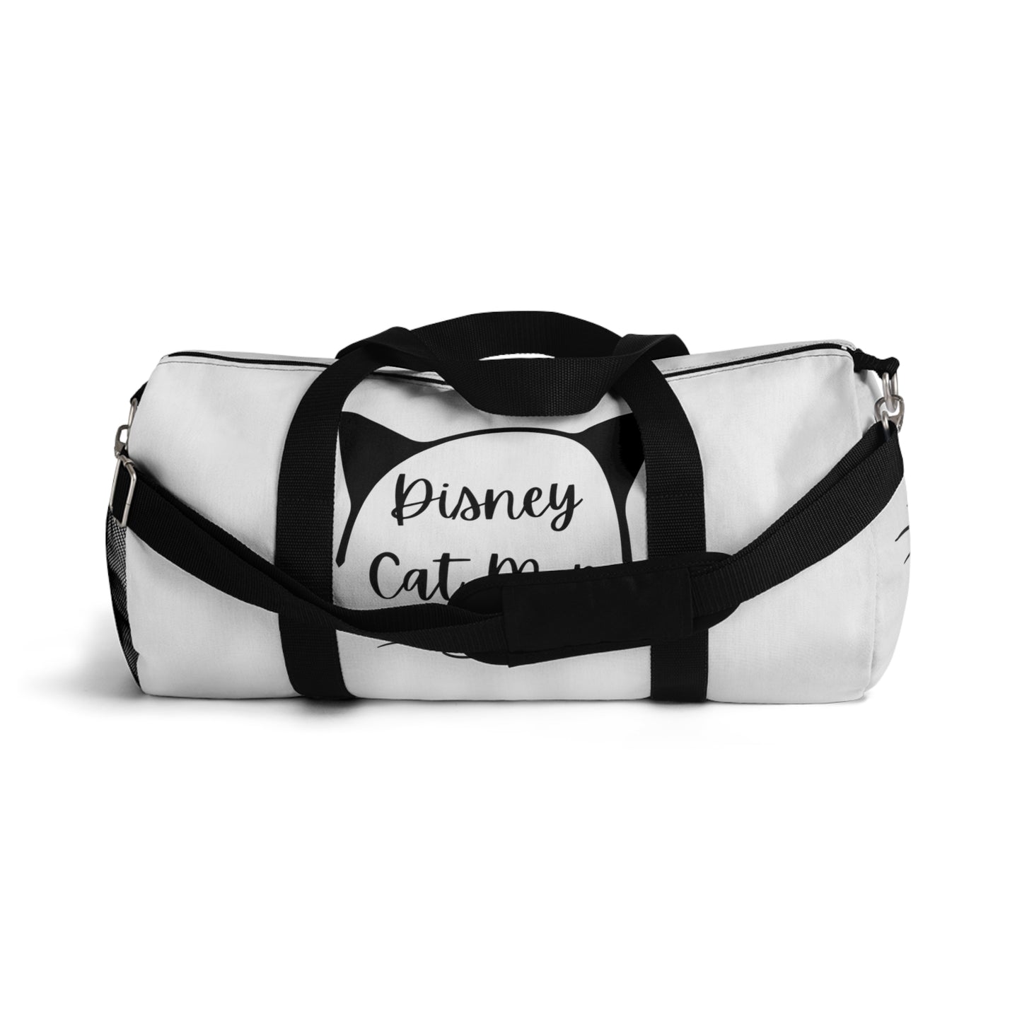 White Disney Cat Mom Duffel Bag