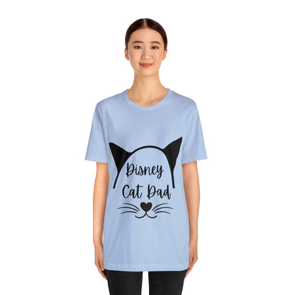 Disney Cat Dad Unisex Jersey Short Sleeve Tee