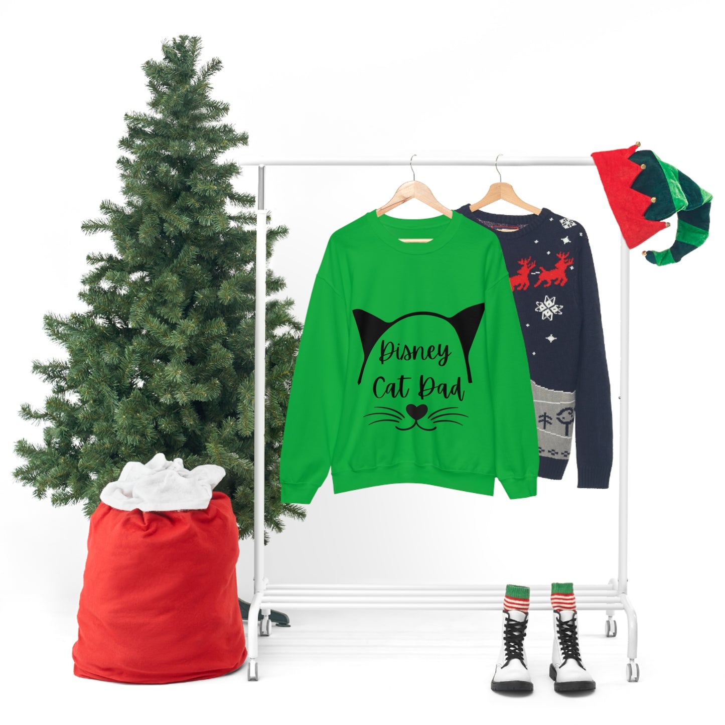 Disney Cat Dad Unisex Heavy Blend™ Crewneck Sweatshirt