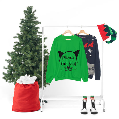 Disney Cat Dad Unisex Heavy Blend™ Crewneck Sweatshirt