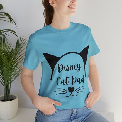 Disney Cat Dad Unisex Jersey Short Sleeve Tee