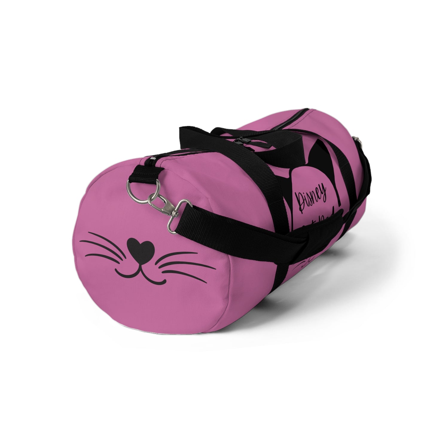 Light Pink Disney Cat Dad Duffel Bag