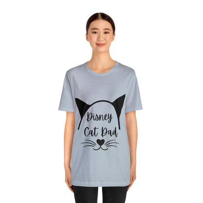 Disney Cat Dad Unisex Jersey Short Sleeve Tee