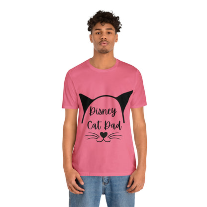Disney Cat Dad Unisex Jersey Short Sleeve Tee