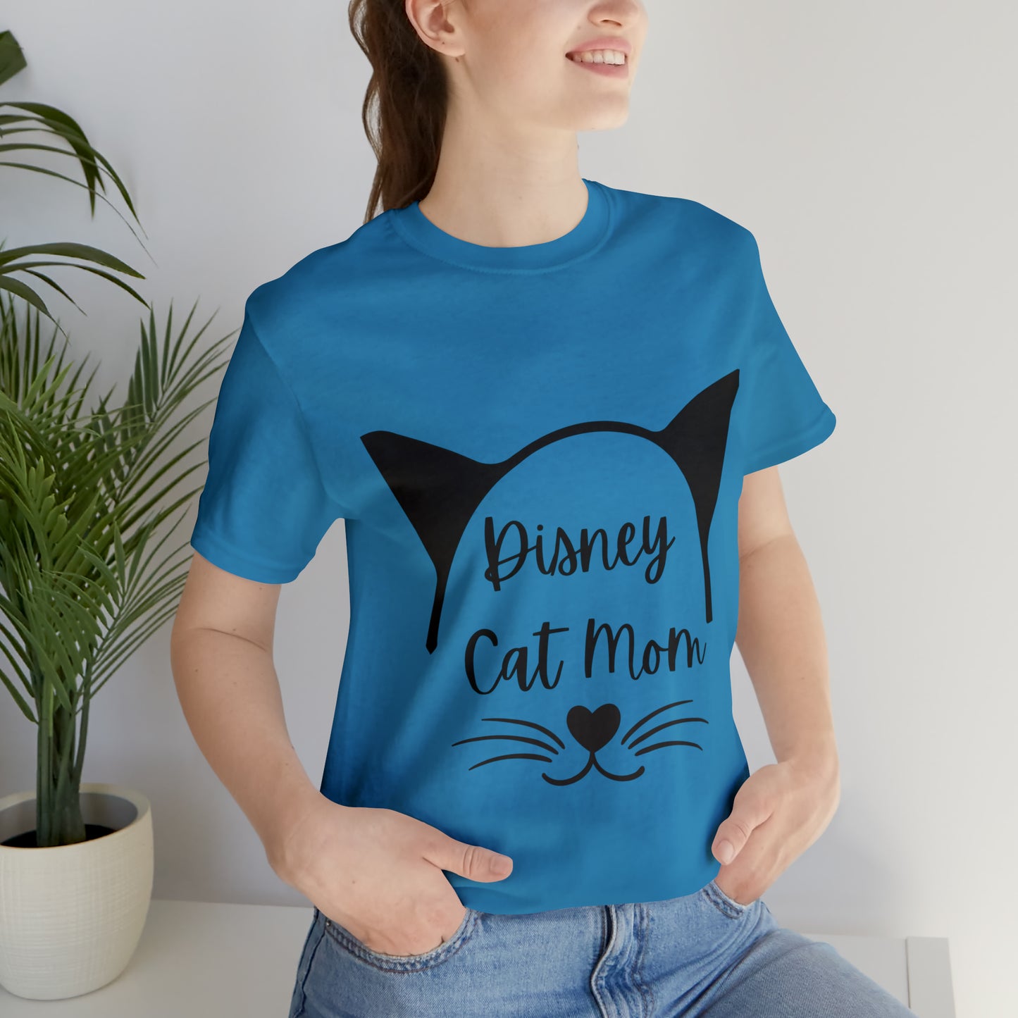 Disney Cat Mom Unisex Jersey Short Sleeve Tee