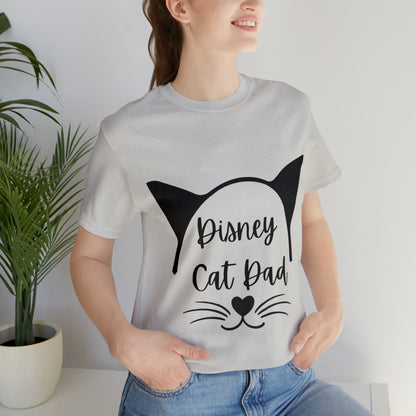 Disney Cat Dad Unisex Jersey Short Sleeve Tee