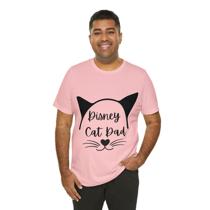Disney Cat Dad Unisex Jersey Short Sleeve Tee