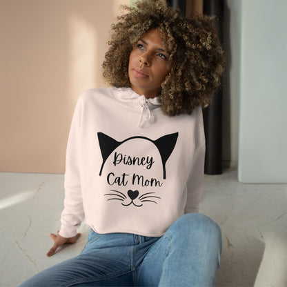 Disney Cat Mom Crop Hoodie