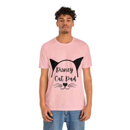 Disney Cat Dad Unisex Jersey Short Sleeve Tee