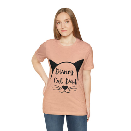 Disney Cat Dad Unisex Jersey Short Sleeve Tee