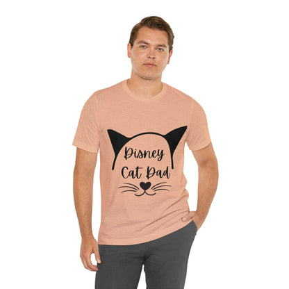Disney Cat Dad Unisex Jersey Short Sleeve Tee