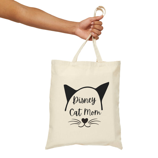 Disney Cat Mom Cotton Canvas Tote Bag