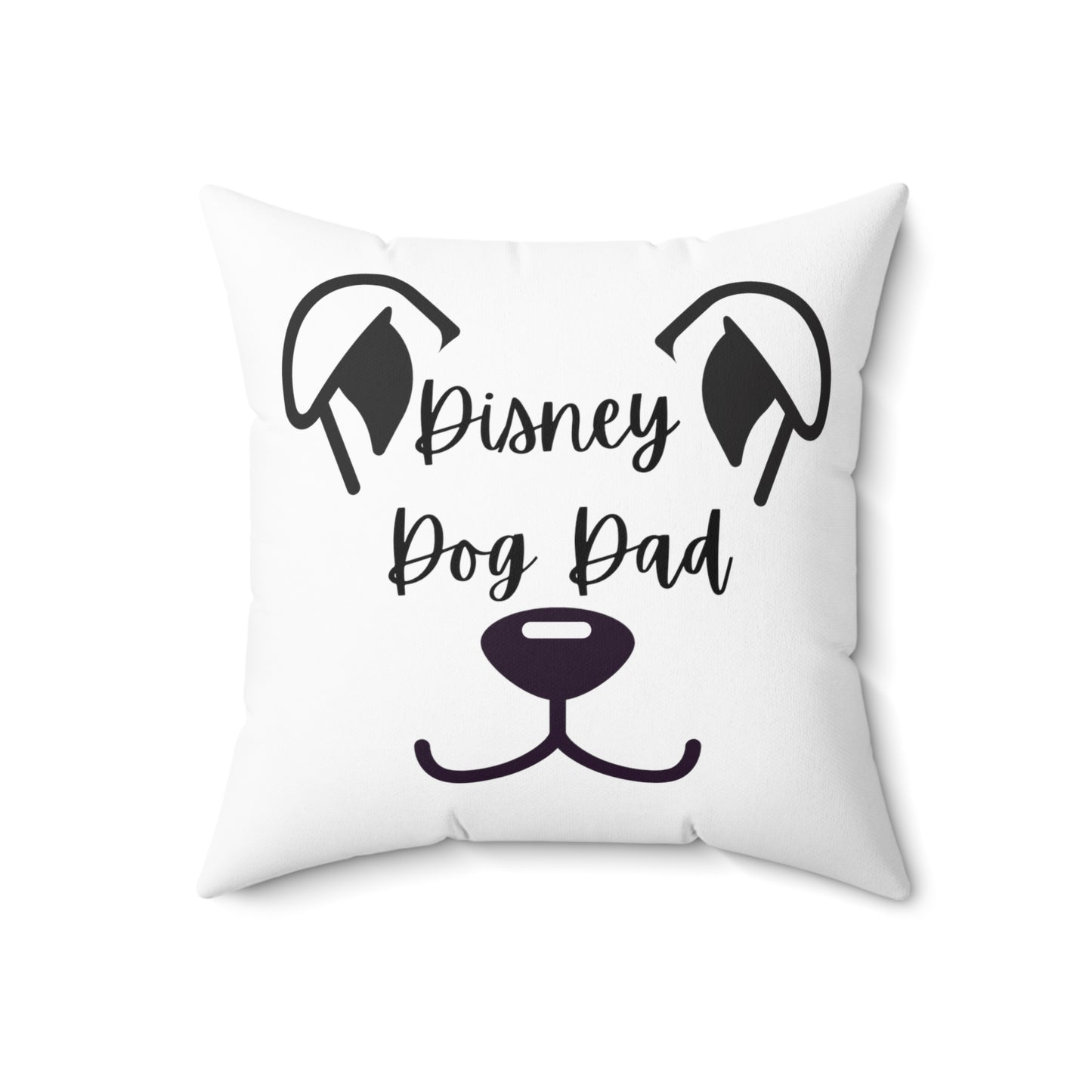 Disney Dog Dad Spun Polyester Square Pillow V3