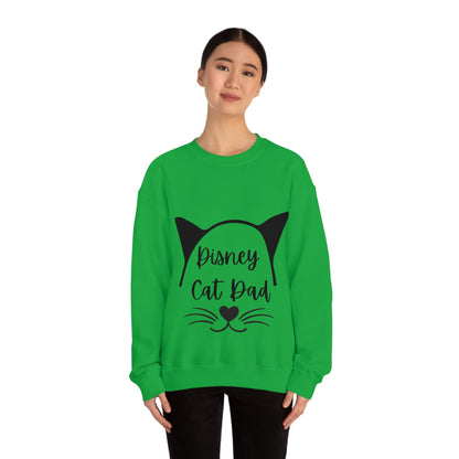 Disney Cat Dad Unisex Heavy Blend™ Crewneck Sweatshirt