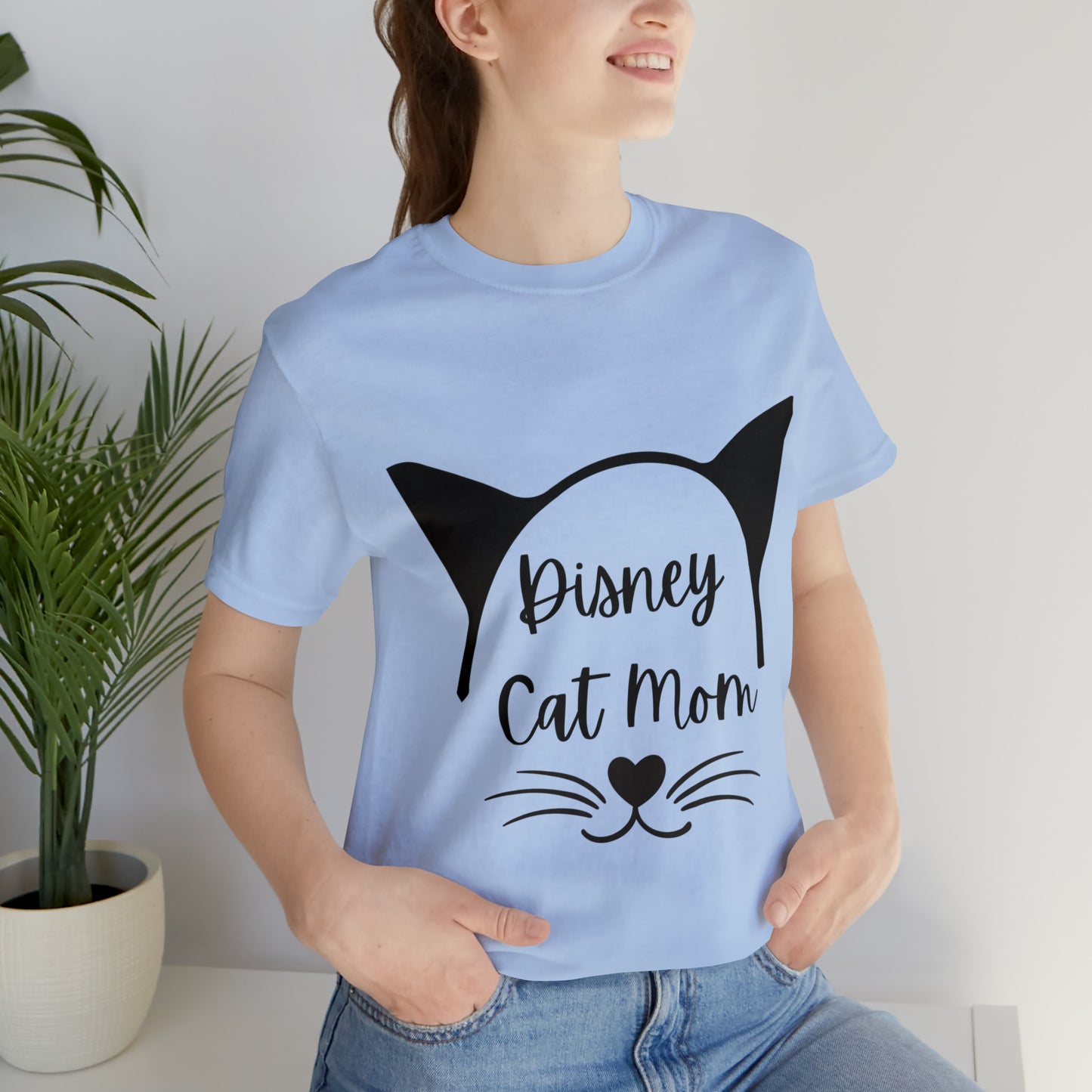 Disney Cat Mom Unisex Jersey Short Sleeve Tee