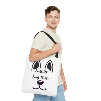 White Disney Dog Mom Tote Bag V2