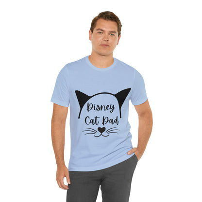 Disney Cat Dad Unisex Jersey Short Sleeve Tee