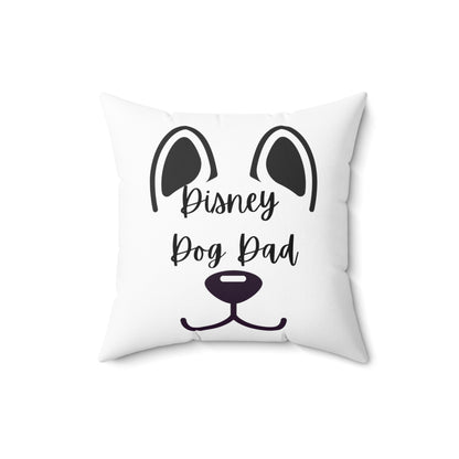 Disney Dog Dad Spun Polyester Square Pillow