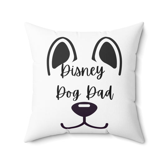 Disney Dog Dad Spun Polyester Square Pillow