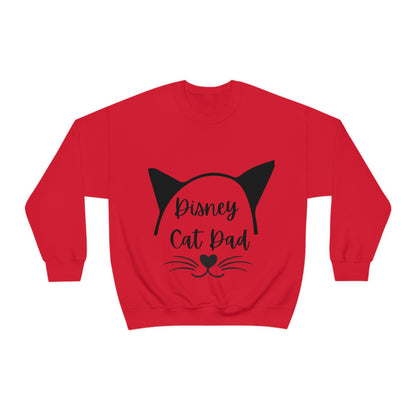 Disney Cat Dad Unisex Heavy Blend™ Crewneck Sweatshirt