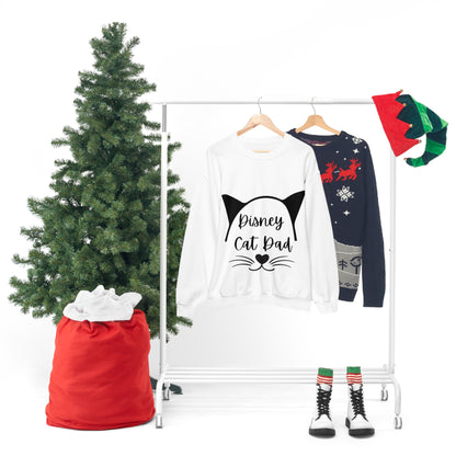 Disney Cat Dad Unisex Heavy Blend™ Crewneck Sweatshirt