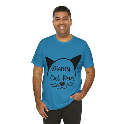 Disney Cat Dad Unisex Jersey Short Sleeve Tee