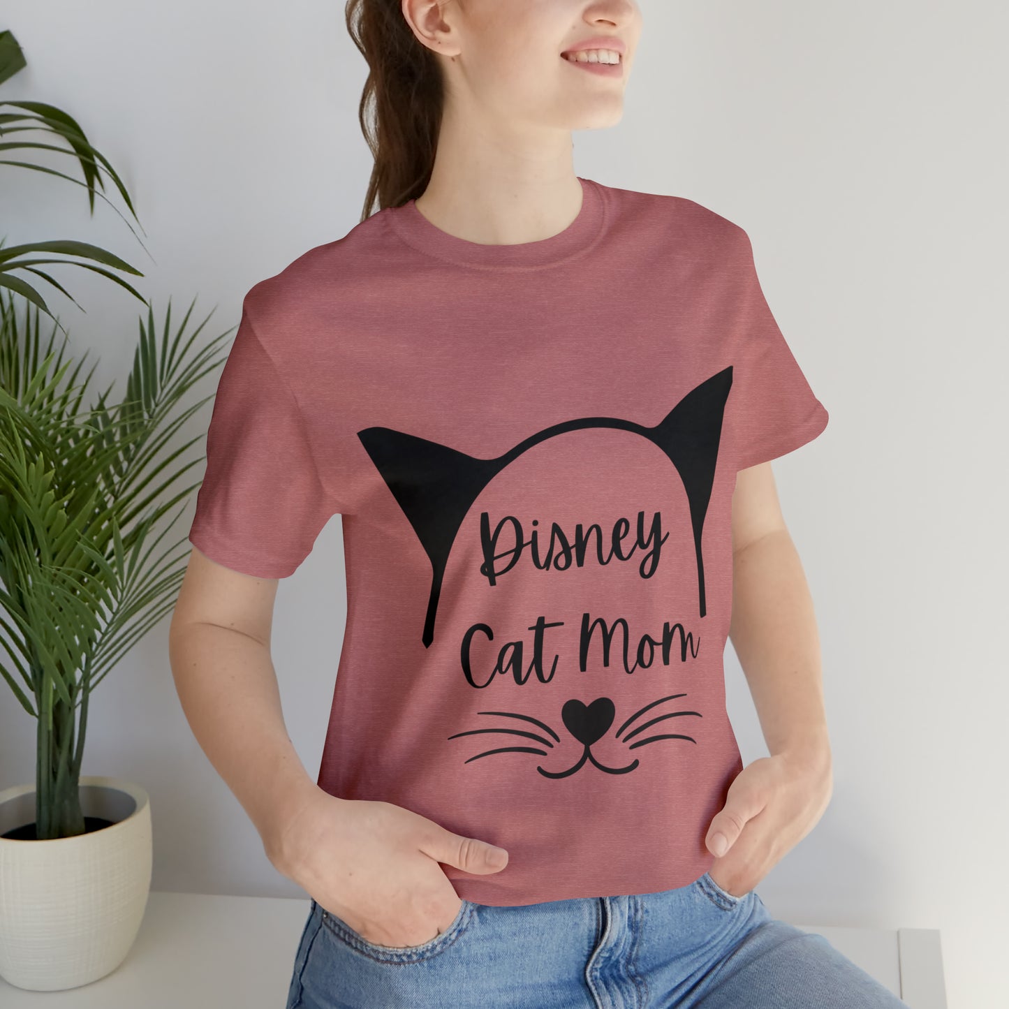 Disney Cat Mom Unisex Jersey Short Sleeve Tee