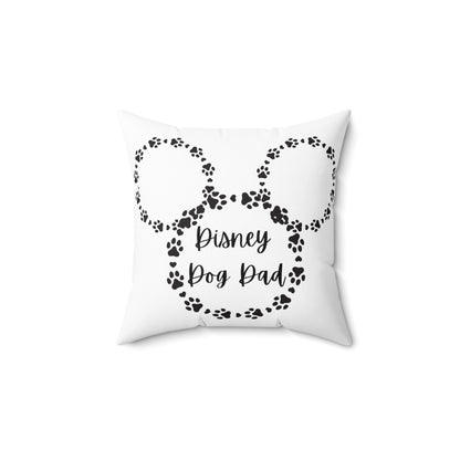 Disney Dog Dad Spun Polyester Square Pillow