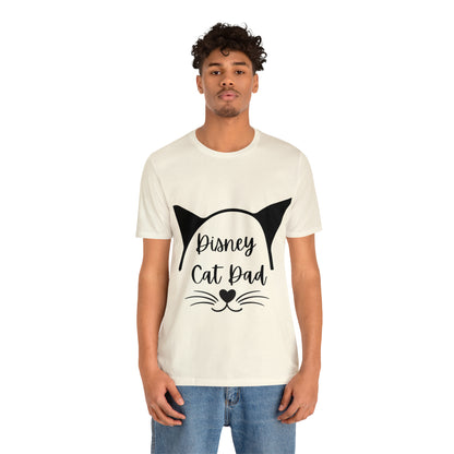 Disney Cat Dad Unisex Jersey Short Sleeve Tee