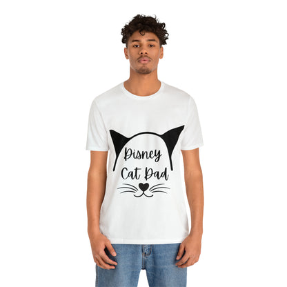 Disney Cat Dad Unisex Jersey Short Sleeve Tee