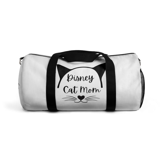 White Disney Cat Mom Duffel Bag