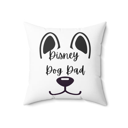 Disney Dog Dad Spun Polyester Square Pillow