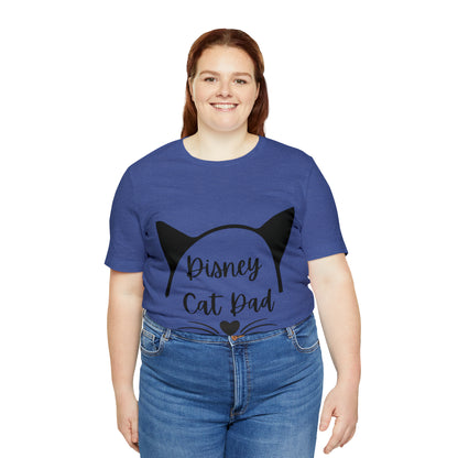 Disney Cat Dad Unisex Jersey Short Sleeve Tee