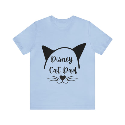 Disney Cat Dad Unisex Jersey Short Sleeve Tee